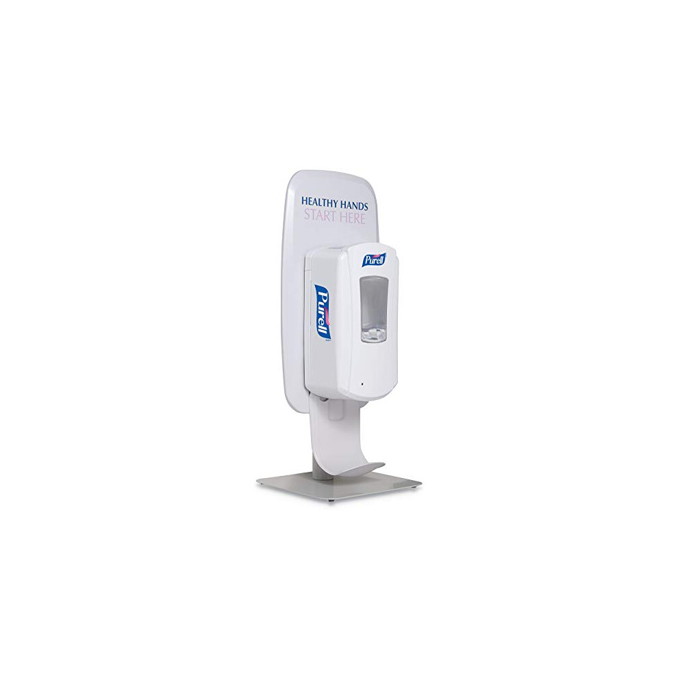 PURELL LTX or TFX Table Top Dispenser Stand  White  Touch-Free Dispenser Stand for PURELL LTX or TFX Hand Sanitizer Dispenser (Pack of 1) - 2426-DS