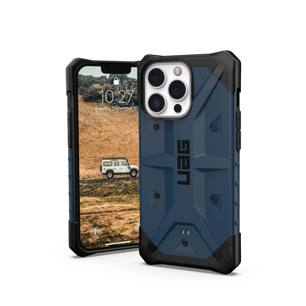 Urban Armor Gear Uag Entwickelt Fur Iphone 13 Pro Hulle Blue Mallard Robuste, Leichte, Schlanke Und Stossfeste Pathfinder-Schutzhulle [6,1 Zoll Bi-image