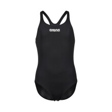 (7-8 Years, Black) Arena Girls Team Swim Pro One Piece Swimsuit