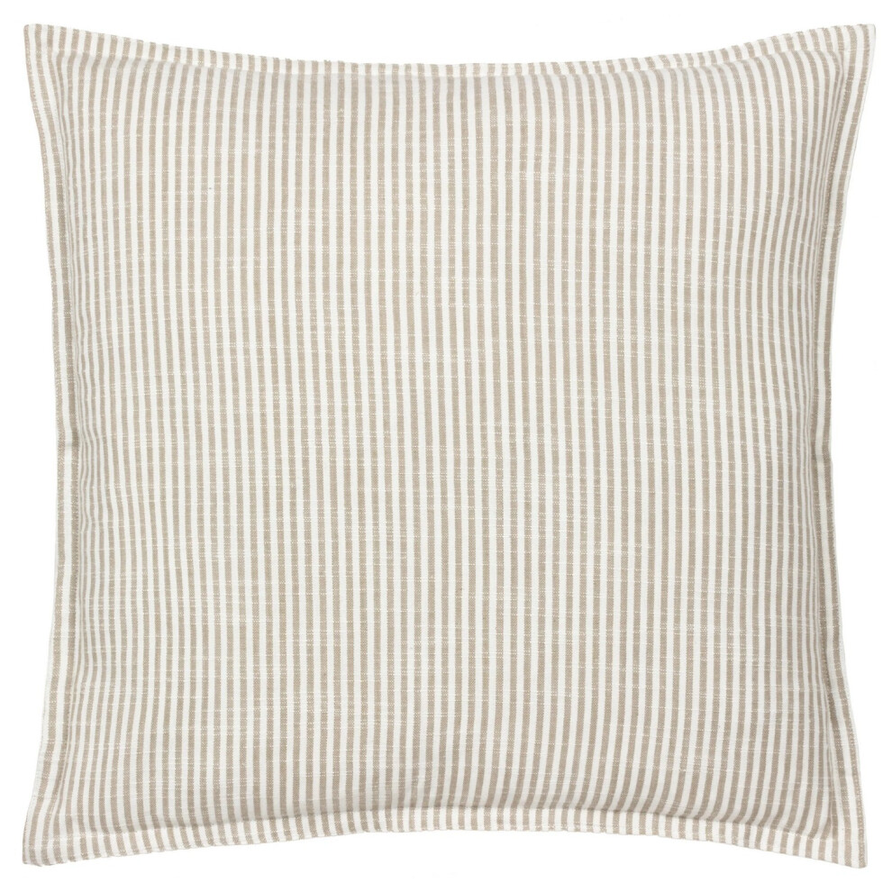 (45cm x 45cm, Natural) Yard Truro Reversible Stripe Cushion Cover