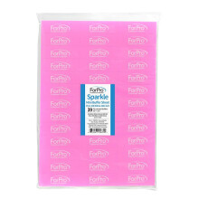 ForPro Professional Collection Sparkle Mini Buffer Sheet Pre-Cut Dobbeltsidet Manicure & Pedicure Negle Buffers Pink 400/White 4000 Grit 39-Count