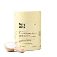 Dirty Labs | Detersivo e potenziatore per lavastoviglie | Profumo Aestival | 48 lavaggi (1 libbra) | Ultra Clean, senza macchie, lavaggio rapido