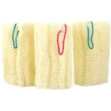 NileCart gyptische Luffa-Schwmme, natrliche Peeling-Krperwsche, Krbis-Luffa-Badeschwmme fr die Hautpflege, Peeling-Rckenschrubber (Packung m