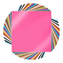L minas de vinilo permanente autoadhesivas para Cricut, 30 x 30 cm, 25 hojas de vinilo para decoraci n del hogar, logotipos, pancartas, gr ficos