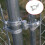 2 Pack Chain Link Fence Gate Post Hinge - Use for Outside Diameter Post/Pipe - Galvanized Chain Link Post Gate Hinge - Nut/Bolt Included (2-3/8 I 4