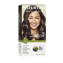 Naturtint Permanent Hair Color 5N Light Chestnut Brown (Pack of 1) Ammonia Free Vegan Cruelty Free up to 100% Gray Coverage Long Lasting Results
