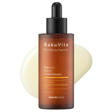 THANKYOU FARMER BakuVita Revitalizing Ampoule - Bakuchiol Retinol Alternative Vitamin C + E Korean Serum Pore Care Firming Vegan 1.75 fl oz (50ml)