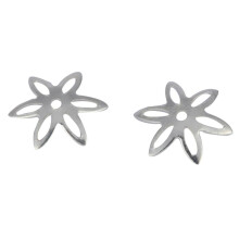 50db Adabele Authentic 925 Sterling Silver 10mm (0,39 hvelyk) Star Flower virgos gyngysapka vgsapka Hipoallergn nikkelmentes kszerksztshez S