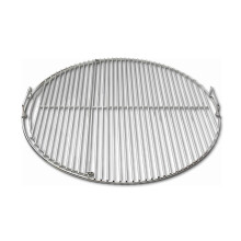 Slow 'N Sear SnS Grills Easy Spin Charcoal Grill Cooking Grate 2-Zone Stainless Steel Hinged Replacement - Tailgating & Backyard Cooking - 22 Inches