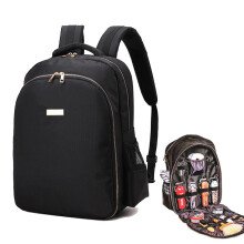 MAXPAND Large Organizer for Barbers Clippers and Supplies Portable Hairstylist Clipper Backpack Travel Barber Shop Tools Bag 3 in 1 (BLACK) 19 INCHES