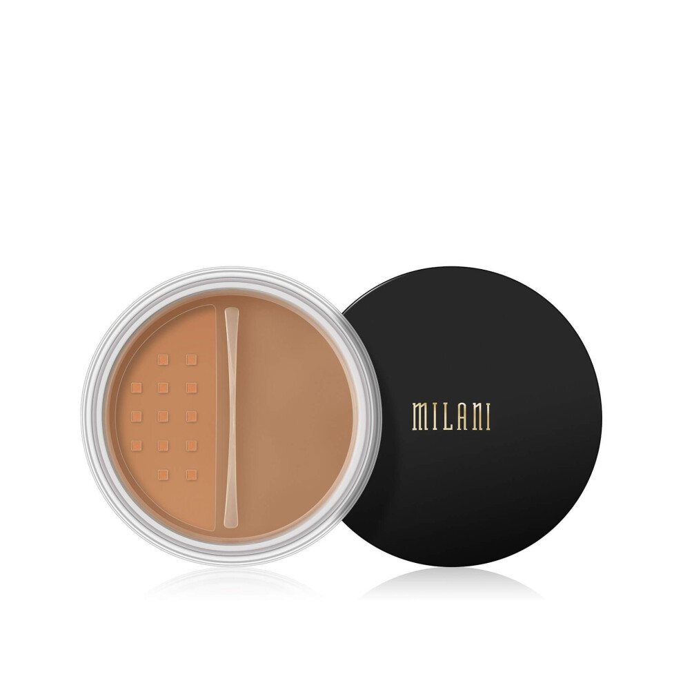 Milani Make It Last Setting Powder - Translucent Medium to Deep (0.12 Ounce) cruelty-Free Mattifying Face Powder that Sets Makeup for Long-Lasting Wea