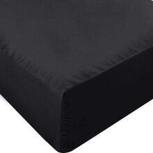 Utopia Bedding Full Fitted Sheet - Bottom Sheet - Deep Pocket - Soft Microfiber - Shrinkage and Fade Resistant - Easy Care -1 Fitted Sheet Only (Black