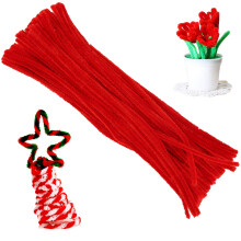100 peas de limpadores de cachimbo haste de chenille conjunto de limpadores de cachimbo de cor slida para limpadores de cachimbo faa voc mesm