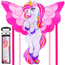 JOYIN 43.3'' Giant Unicorn Kite Easy to Fly Huge Kites for Kids and Adults with 262.5 ft Kite String Large Beach Kite for Outdoor Games and Activitie