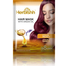 Mascarilla Capilar de Argán Herbishh-Hidratación Profunda para Cabello Más Saludable-25gm para Cabello Muy Seco