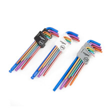 Oemtools 24299 Profissional Coded Coded Star Extra Long e Key Hex Set 27 Piece Star e Metro