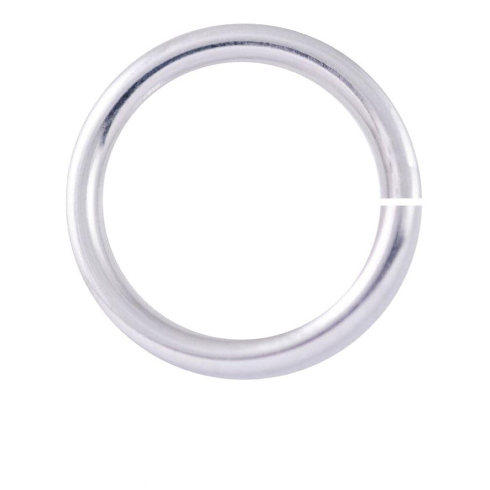 100 Sztuk Adabele Autentyczne 925 Srebro Otwarte Pierscienie Skokowe 6Mm (0.24 Cala) Zlacze O-Ring (Mocny Drut 1Mm/18 Gauge) Do Tworzenia Bizuterii S-image