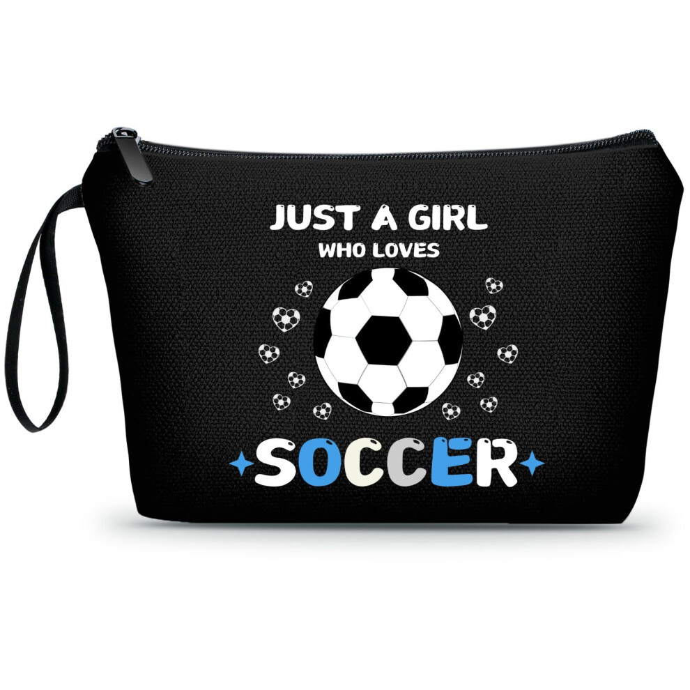 Ariosey Soccer Gifts Soccer Gifts For Girls Soccer Accessories Cosmetic Makeup Bag Soccer Bags For Girls Gifts For Teenage Girls Birthday Gift For Gir