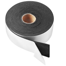 High Density Foam Tape 2 Inch Wide x 1/8 Inch Thick Door Insulation Tape Adhesive Weather Stripping for Doors Window Foam Seal Proofing Tape 16 Feet L