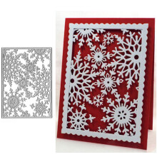 Kerst sneeuwvlok metalen stansen frame sneeuw bloem stansmessen gesneden stencils voor doe-het-zelf scrapbooking album decoratieve embossing papier s