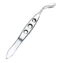Meibomian Gland Expressor Professional Forceps Premium Stainless Steel Eyelid Massage Tweezers for Dry Eyes  High Precision Tweezer Tools - Rectangle