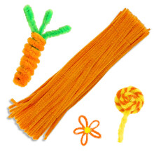 100 de buca?i Set de cura?a?i ?evi din tija de chenille, de culoare solida, pentru cura?atorii de ?evi DIY, artizanat, decora?iuni, tulpini de ch