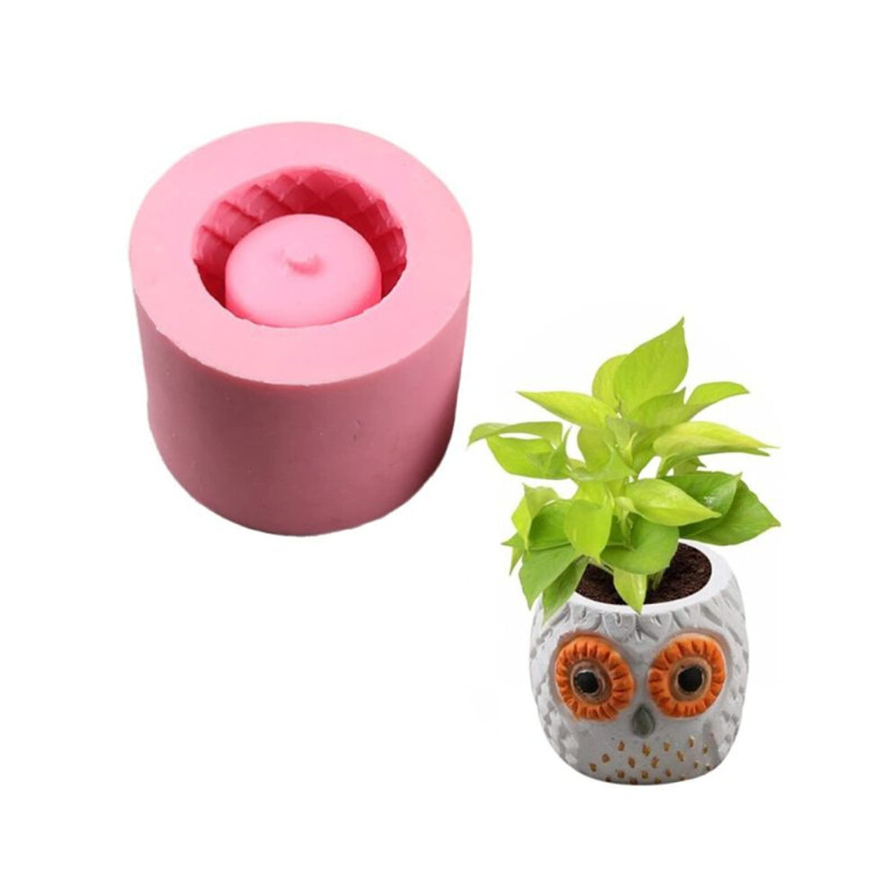 Uil Silicone Hars Bloempot Mallen, Keramische Klei Pot Mold, Bloempot Silicone Mold