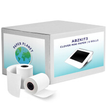 Χαρτί Θερμικής Εκτύπωσης για Clover POS (Clover Mini) | Ρολάκια για C200 C300 C301 C302 C305 | 8 Ρολά