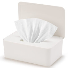 Baby Wipes Dispenser Wipe Holder for Baby & Adult Keeps Wet Tissue Fresh Non-Slip Wipes Case Flushable Wipe Container with Sealing Design Lid
