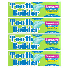 Squigle Tooth Builder SLS-freie Zahnpasta (stoppt Zahnempfindlichkeit) verhindert Krebsgeschwre, Karies, periorale Dermatitis, Mundgeruch und rissig