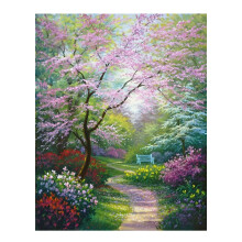 Eiazuiks Diamond Painting Kits voor volwassenen Landschap 5D DIY Diamond Art Kits Volledige boor Diamond Dots voor cadeau Muurdecoratie en ontspannin