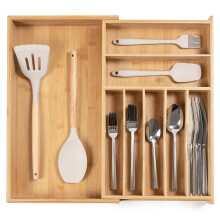 KitchenEdge Premium -hopea- ja ruokailuv linej rjestelij keitti n laatikostoon, elintarviketurvallinen, sopimuslaatuinen, laajennettavissa 27,5
