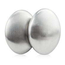 Leefone 2 pcs rustfrit stål sæbe magisk metal lugtfjerner bar eliminering af lugt som fisk løg hvidløg dufte fra hænder og hud, der er egnet til