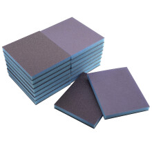 16st slipning svamp Jamiikury 120 GRIT 220 GRIT SLADING BLOCKS Tvttbara och teranvndbara vt torra sandpappersvamp fr trmallmbler och gipsv