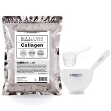 estheSKIN Peel Off tpus modellezo maszk pder arcborpolshoz professzionlis mretu 35oz (2,2 font) 1 kg 1 csomag 3 db keverotl kszlettel (101.
