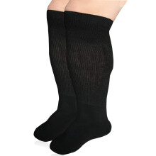 Chaussettes diabetiques supplementaires pour le lymphdeme bariatrique non liant au genou Haute chaussette pour deme enfle aux pieds coules homm