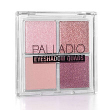 Palladio Eyeshadow Quads Velvety Pigmented Matte Metallic & Shimmer Finishes Cream Formula Four Way Quad Eye Shadow Palette bez mastenca (dievcen
