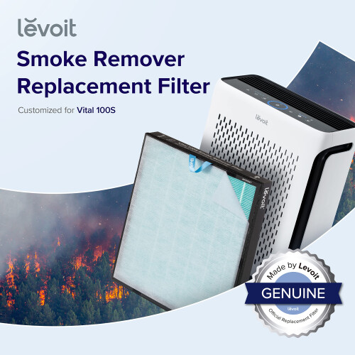 Levoit LEVOIT Vital 100S Φίλτρο Αντικατάστασης Καθαριστή Αέρα, 3 σε 1 HEPA Υψηλής Απόδοσης 1