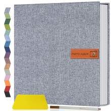 Popotop Velký fotoalbum, samolepiaci 4x6 5x7 8x10, album na scrapbooking, DIY obrázková kniha, darceky pre mamu, rodinu, bábätko a svadbu s kovov