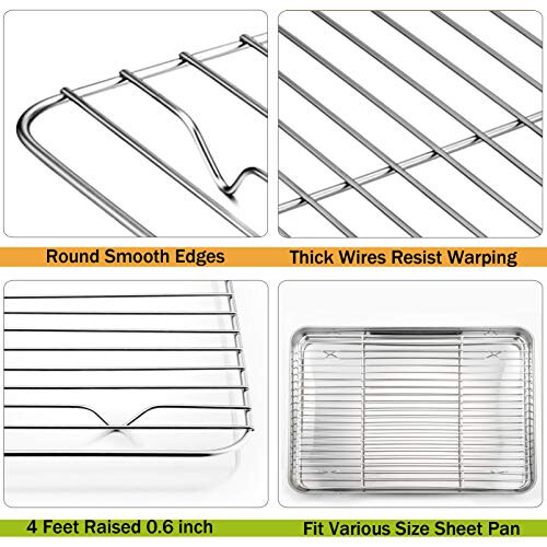 Conjunto de rack de refrigera      o do chef P&P para assar 1