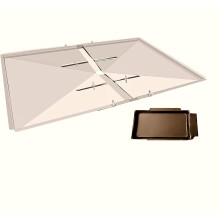 Replacement Grease Tray Set (33 inches to 36 inches) for Bbq Grill Models from Nexgrill Dyna Glo Kenmore Backyard Grill BHG Uniflame and Others (
