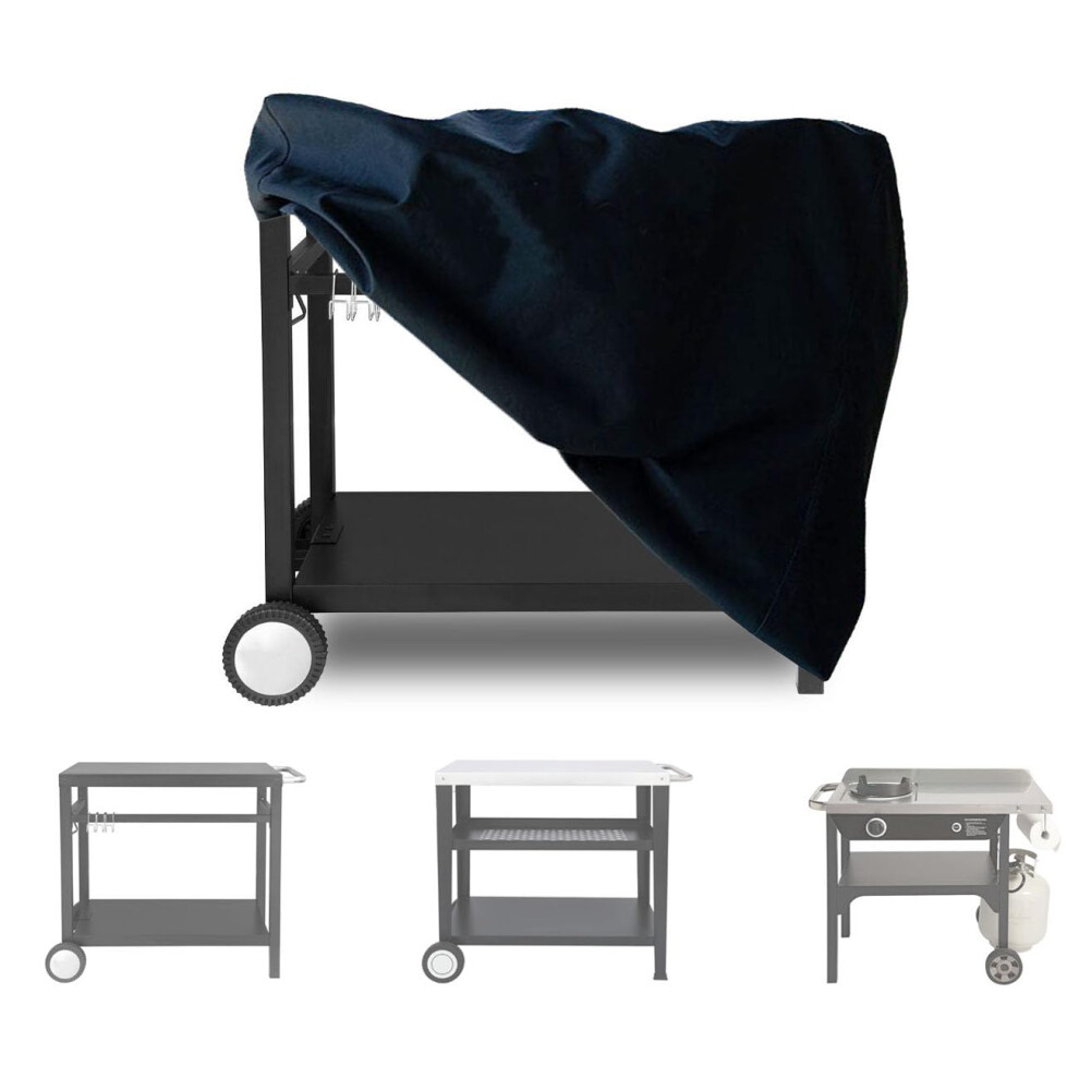 ZJYWSCH Cover for Royal Gourmet Dining Cart Prep Table Regal GB2000 Pit Boss PB757GS Cuisinart CPT-194 Prep Table CGG-240 Grill Cover 40 inch Wate