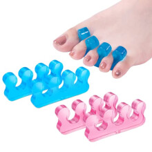 ZaxSota Pedicure Toe Separators Toe Separators for Nail Polish Toe Nail Separator Repeatable Washable Toenail Dividers to Relieve Orthopedic Bunion