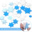 Coopay 600 pices mini mousse autocollants de flocon de neige 4