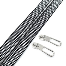YIXI-SBest Nylon-Reiverschlsse Nr. 5, 4,5 m, Nhreiverschlsse, Gropackung, DIY-Reiverschluss, Meterware, Gropackung mit 10 Schieber-langen Rei