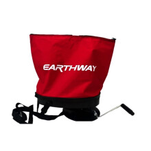 EarthWay 2750 S -/Streubeutel aus Nylon, 11,3 kg, mit bequemem, gekreuztem Schultergurt, rot, mit pr ziser Platzierung, mit seitlicher Streukontr