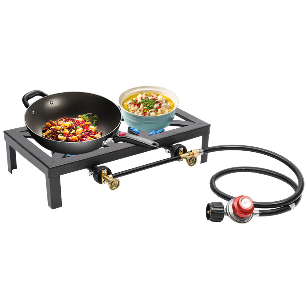 Collapsible Outdoor Camping Double Header Gas Stove Propane Gas Stove