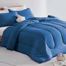 SLEEP ZONE Kinderblauw beddengoed Twin Trooster Set - Superzacht en schattig bedrukt 2-delig Trooster Set Alle seizoenen voor jongens Vervagingsbeste