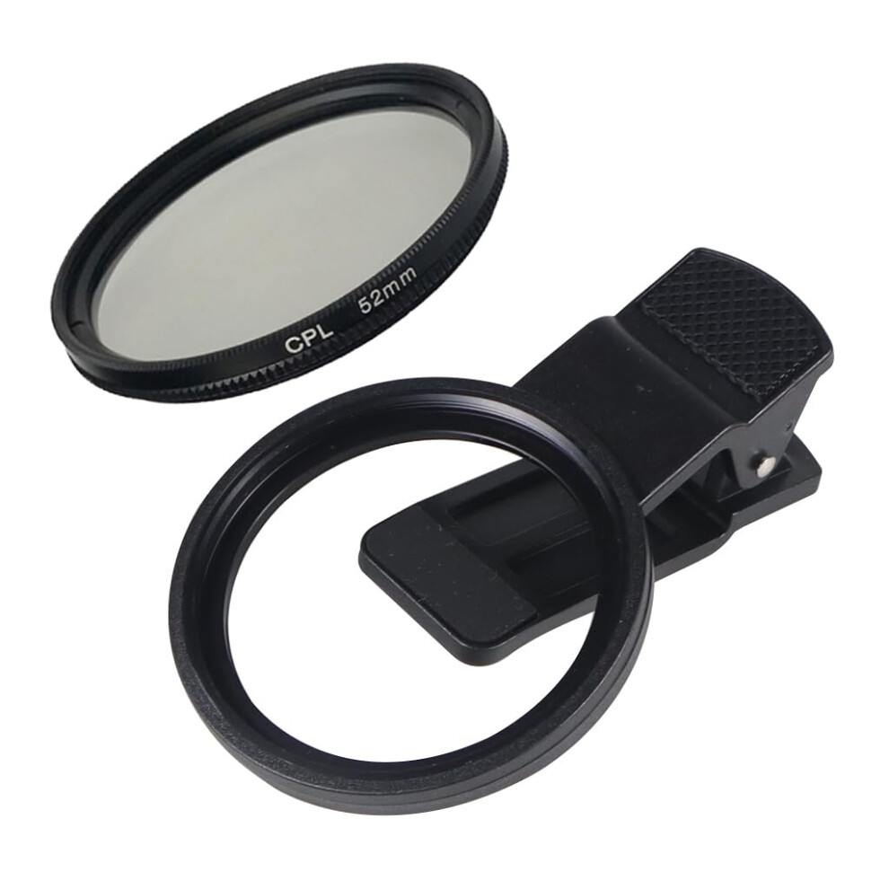 Novelgoal 52 Mm Professioneller Handy-Kameraclip Mit Makroobjektiv, Cpl Star, Variabler Nd-Filter F R Alle Smartphones, Gewinde Aus Aluminiumlegi-image