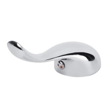 Bathroom Faucets Handle Zinc Alloy Hot Cold Water Tap Faucet Handle Chrome Plated Faucet Handles Replacement For 35mm Valve Core Bathroom Toilet Sh